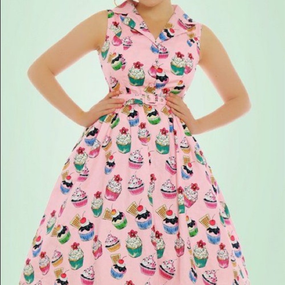 Pink Cupcake Lindy Bop Dress